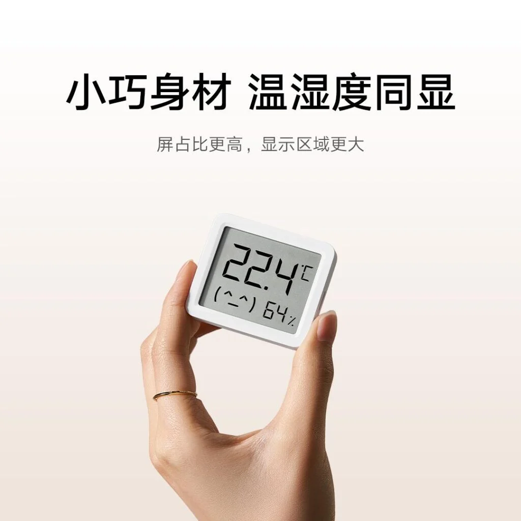 Xiaomi Mijia Capteur intelligent de température et d'humidité 3 Mini