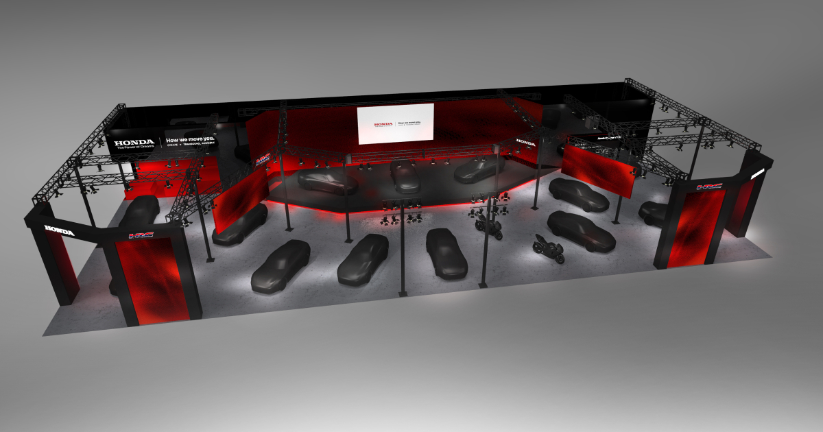 План стенду Honda на Tokyo Auto Salon 2026