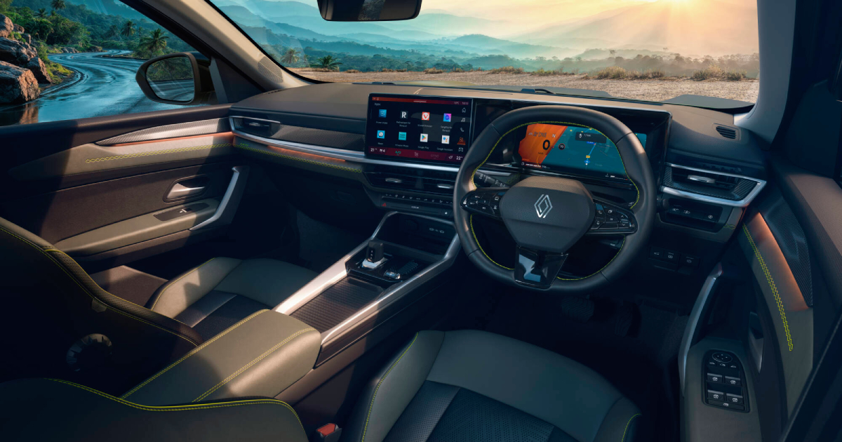 Interior of the new Duster India