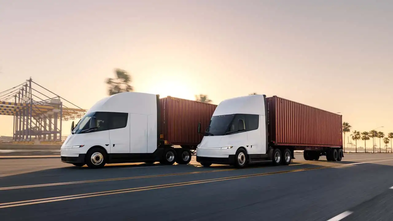 Типичный вид Tesla Semi