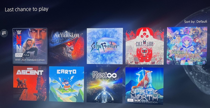 PlayStation Game Collection