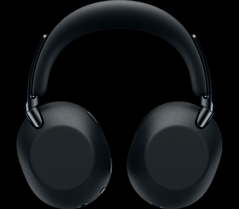 Черные наушники Sony 1000X The ColleXion на белом фоне