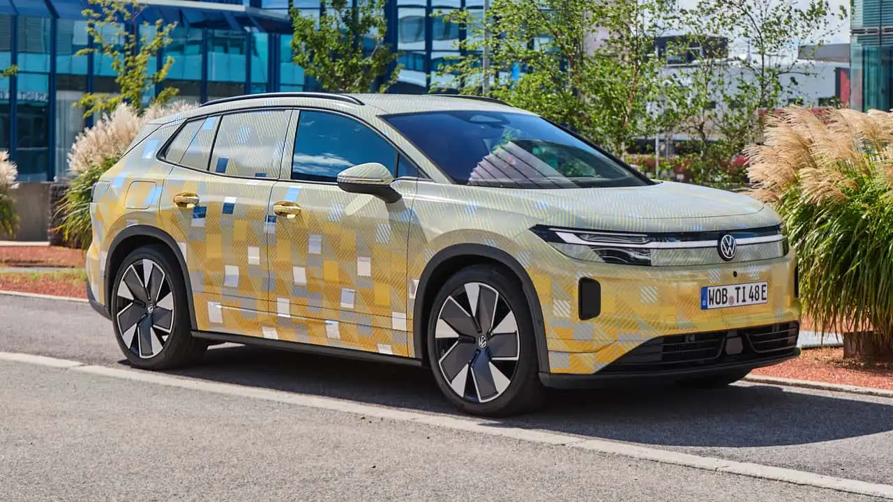Тестовый прототип нового электрического Tiguan