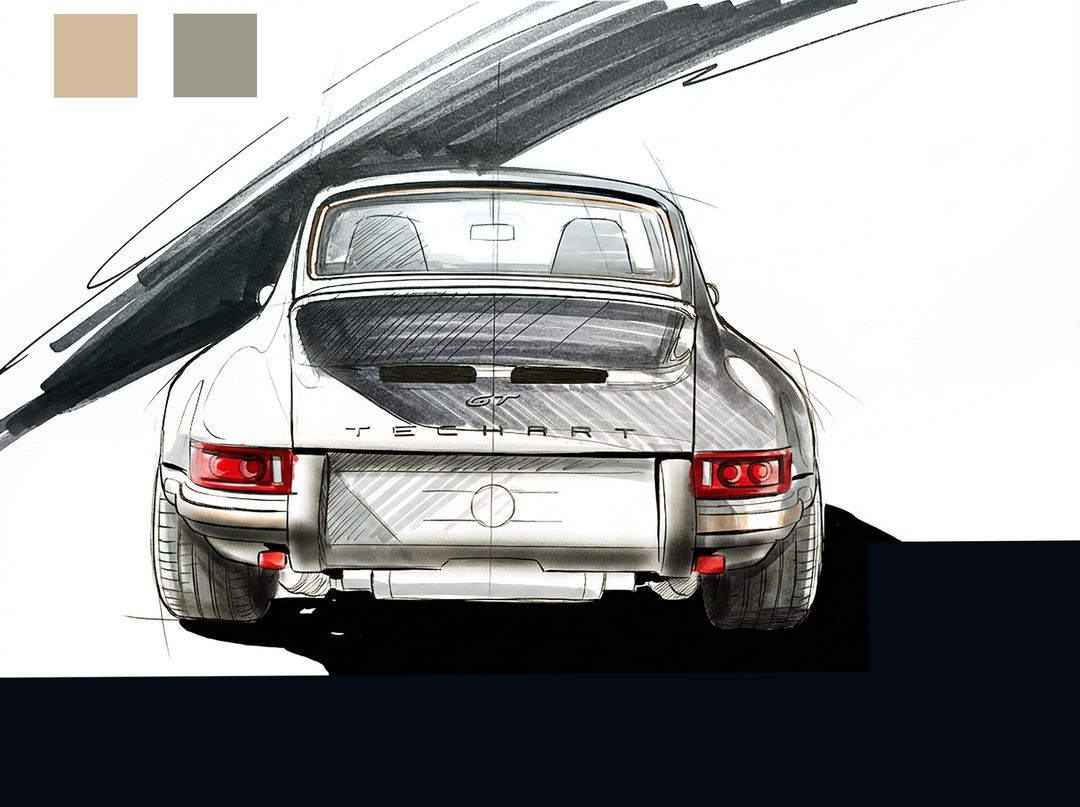 Дизайн Techart GTclassic в стилі 60-х
