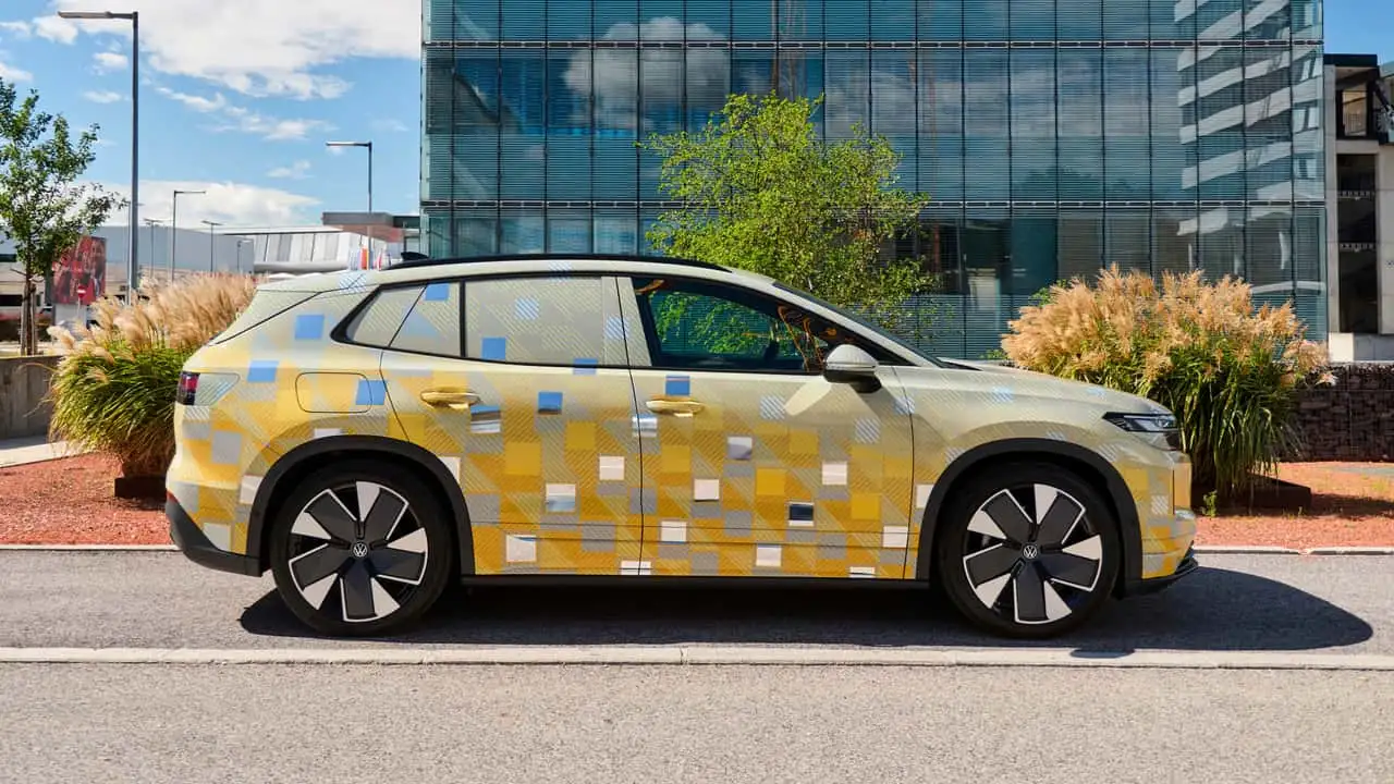 Тестовый прототип нового электрического Tiguan
