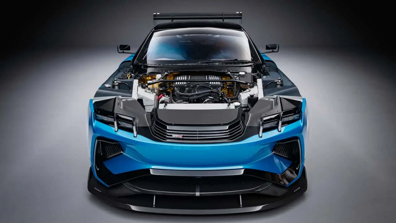 Jensen Interceptor GTX under the hood