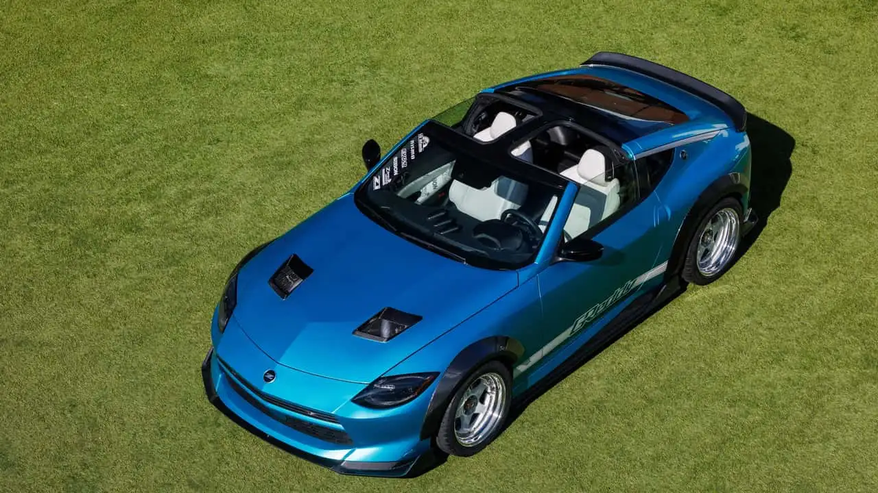 Nissan Z Kaze в цвете морская волна