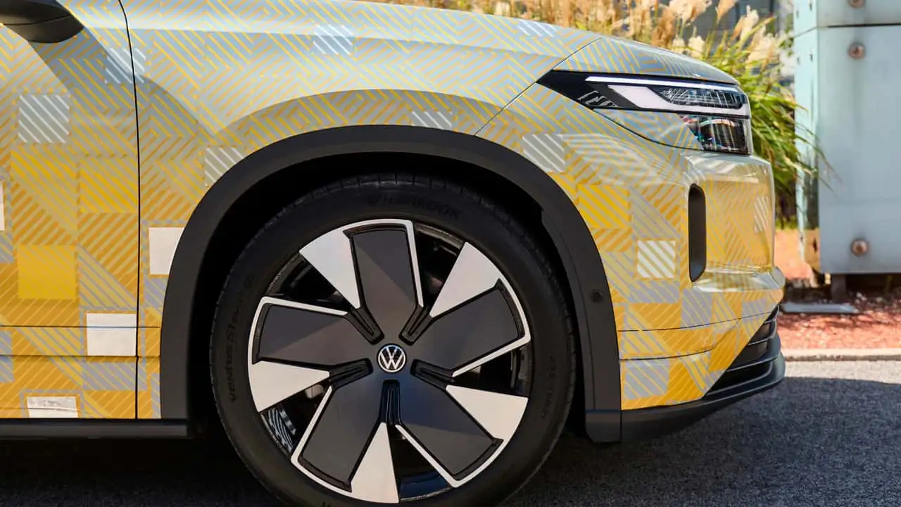 Тестовый прототип нового электрического Tiguan