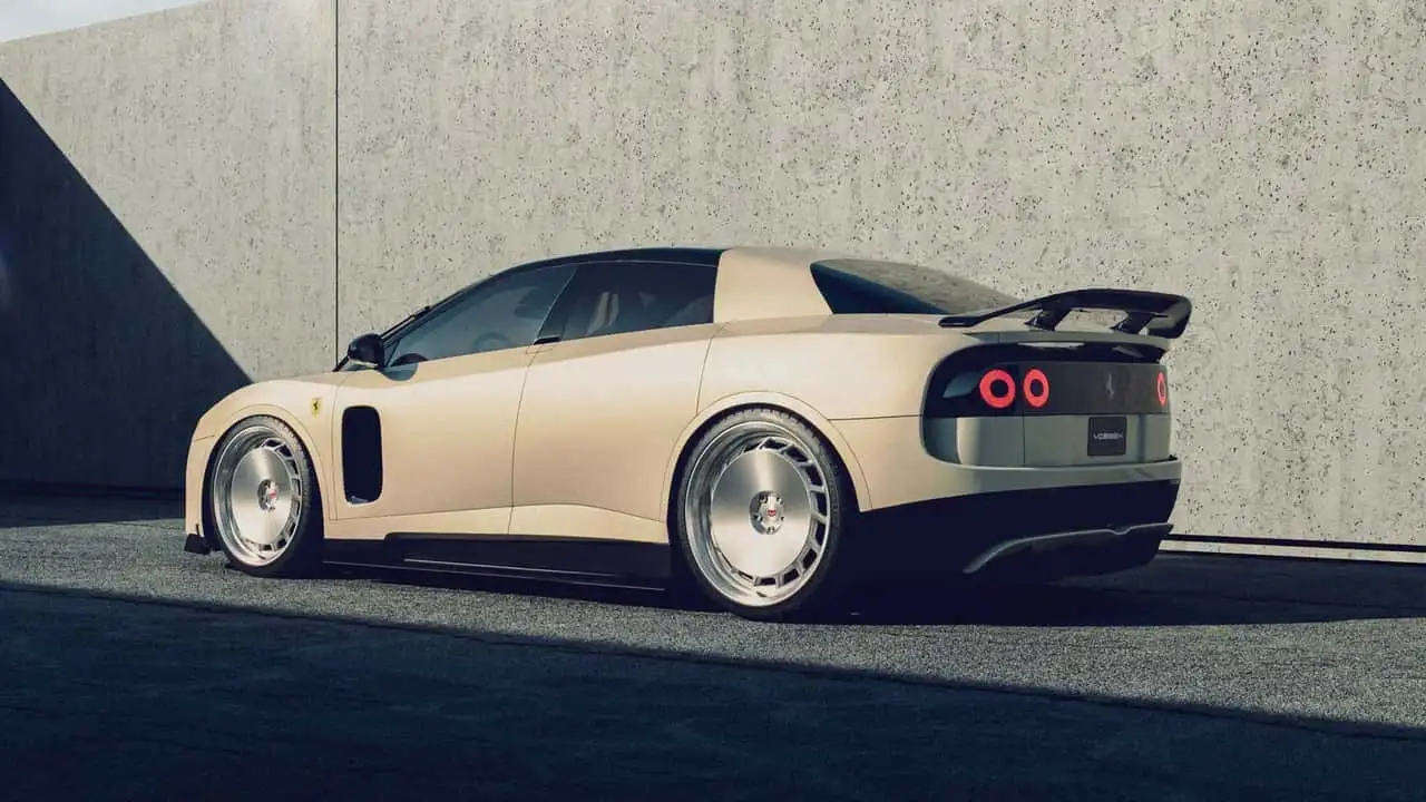Ferrari Luce side view by Vossen