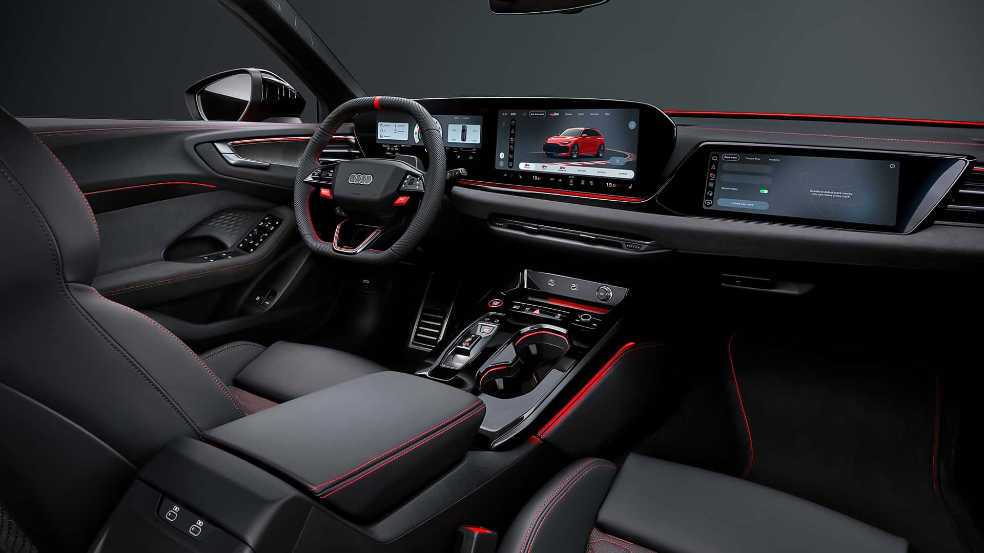 Audi RS5 2026 центральна консоль