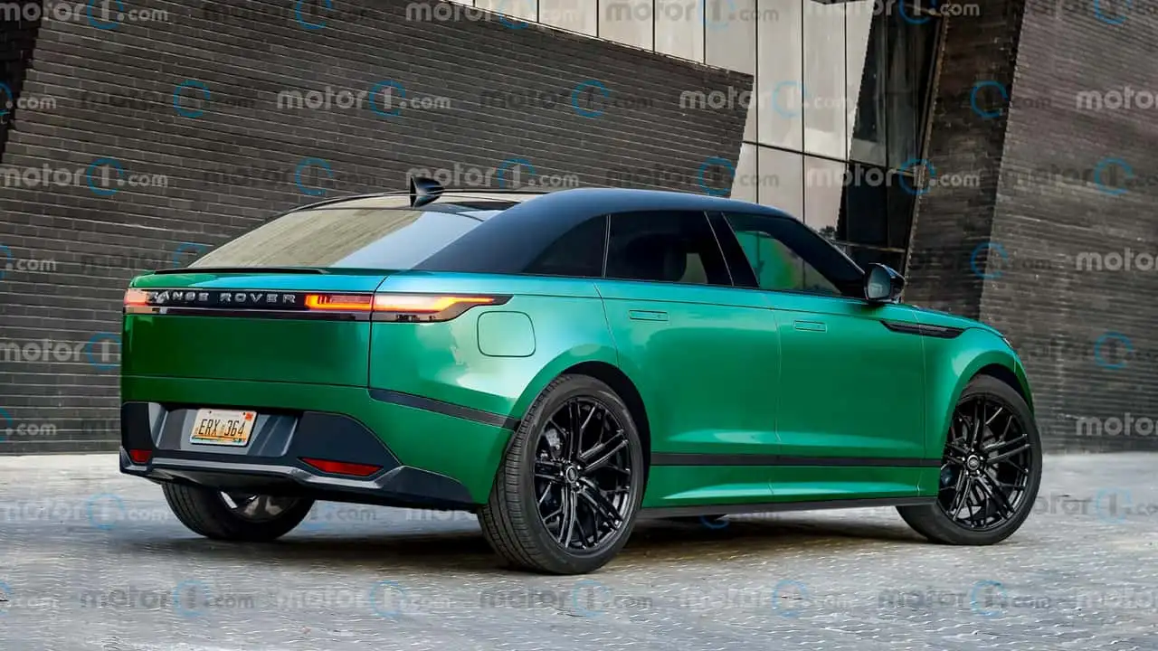 Вид сбоку Range Rover GT
