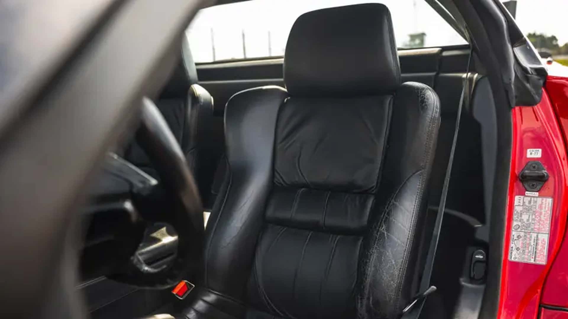 Айртон Сенна за рулем Honda NSX