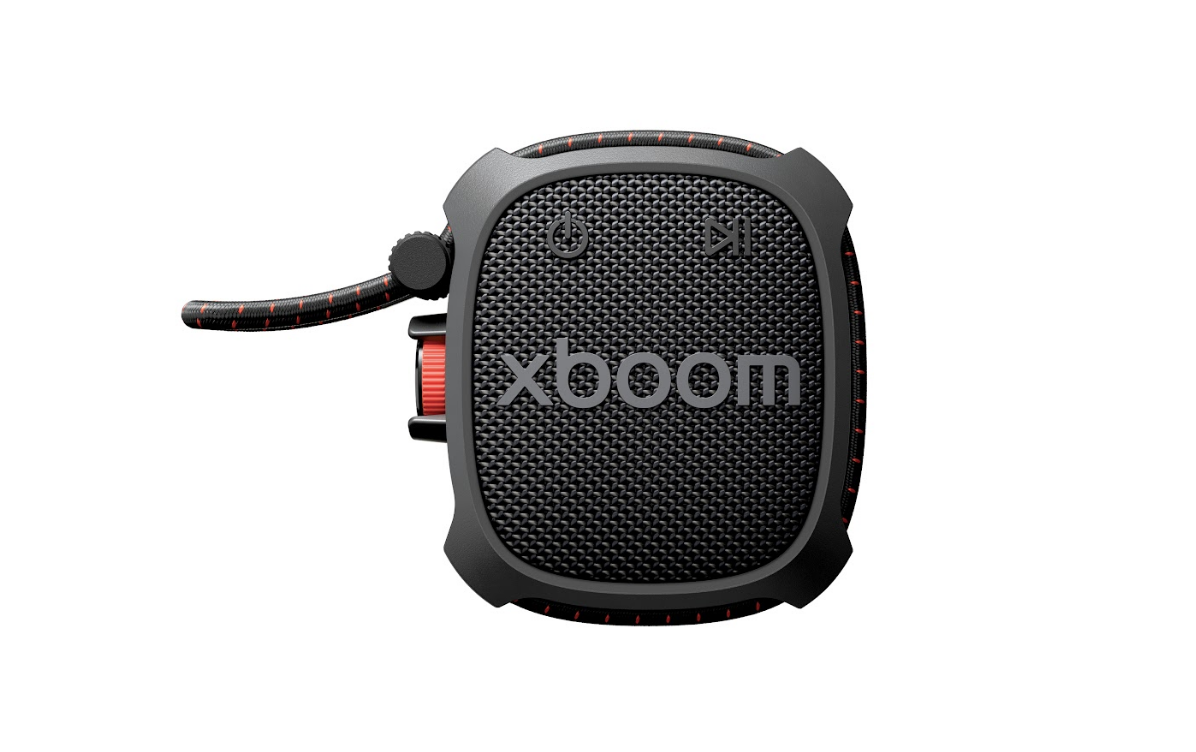 Портативная колонка LG XBOOM на стенде CES 2026