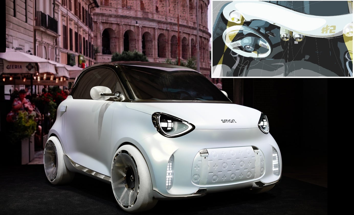 Эксклюзивный европейский дебют Smart #2 в Риме