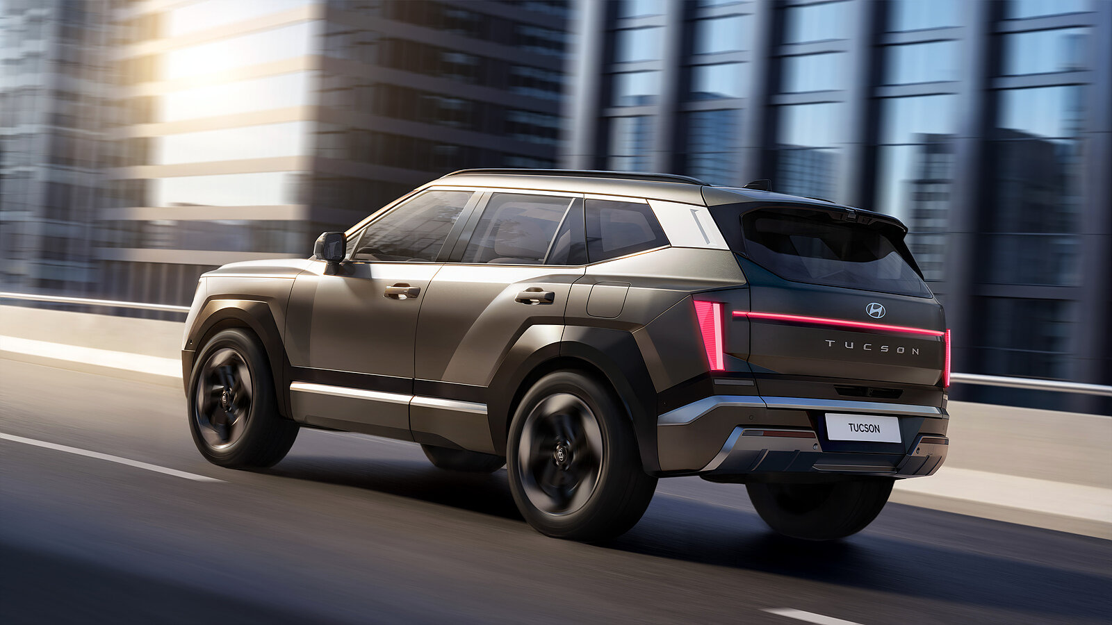 Новий задній дизайн Hyundai Tucson від Hyundai через Autoevolution