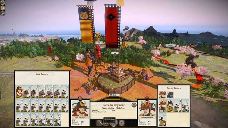 Close-up of samurai units in Total War: SHOGUN 2 Complete Edition