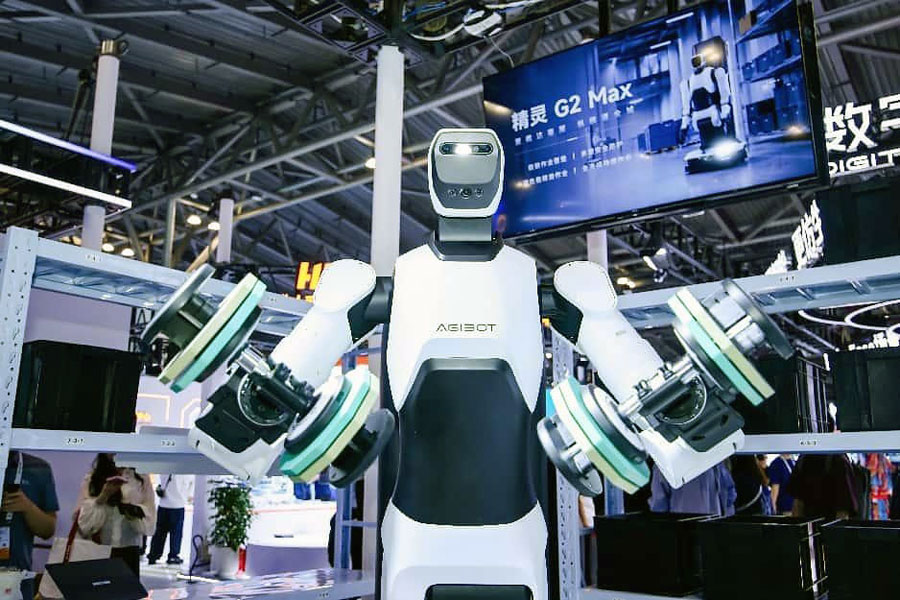 The OmniHand 3 Ultra-M robotic hand. Photo: AGIBOT