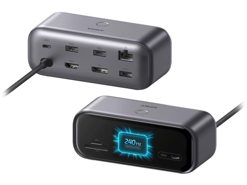 Nano USB-C Hub 10-in-1 Display Edition з вбудованим екраном
