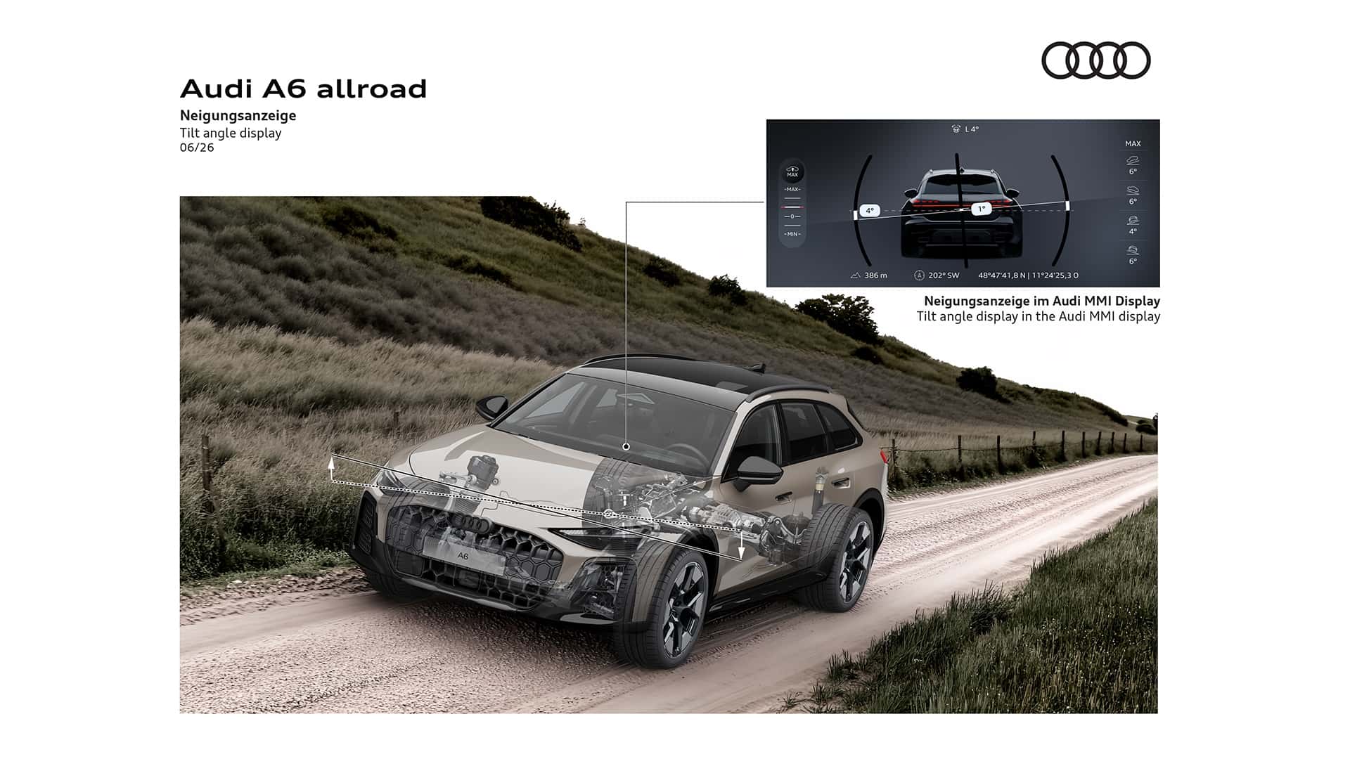 Салон Audi A6 Allroad с современным дизайном