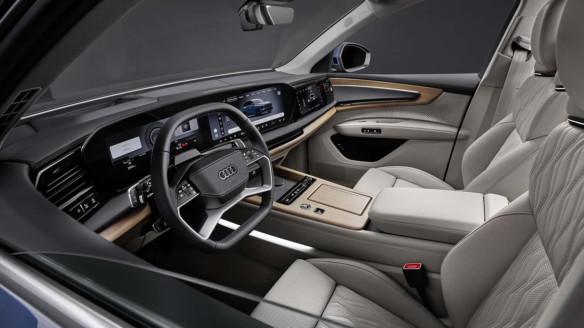 Audi Q7 2026 внутреннее пространство