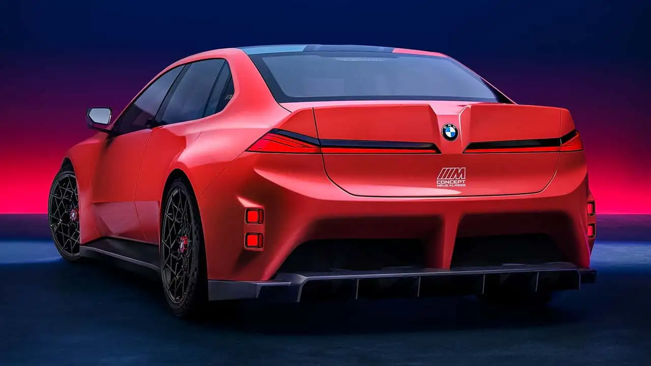 BMW M Concept Neue Klasse вид ззаду