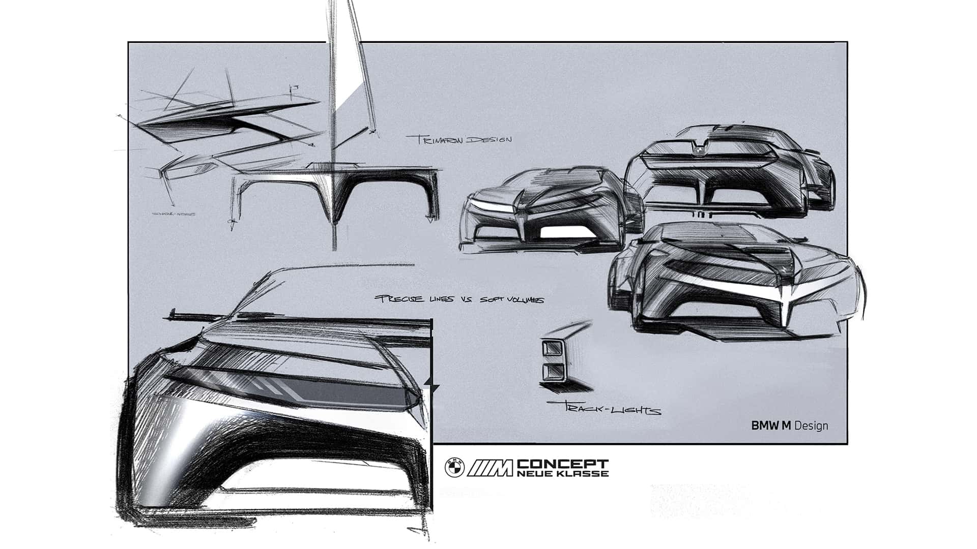 BMW M Concept Neue Klasse 2026 Стильный перед