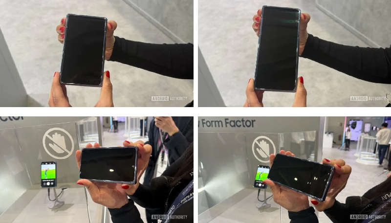 Samsung Mobile Slidable prototype at MWC 2023 stand