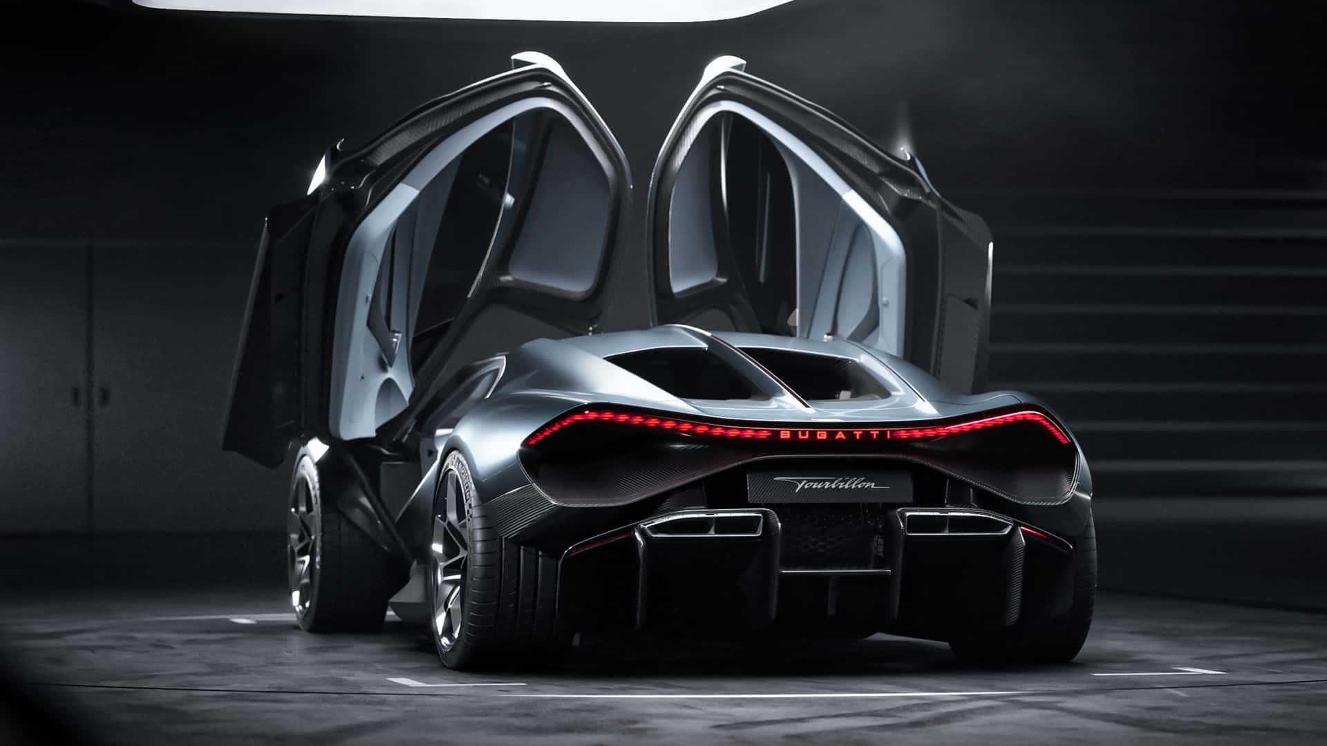 Задня частина Bugatti Tourbillon