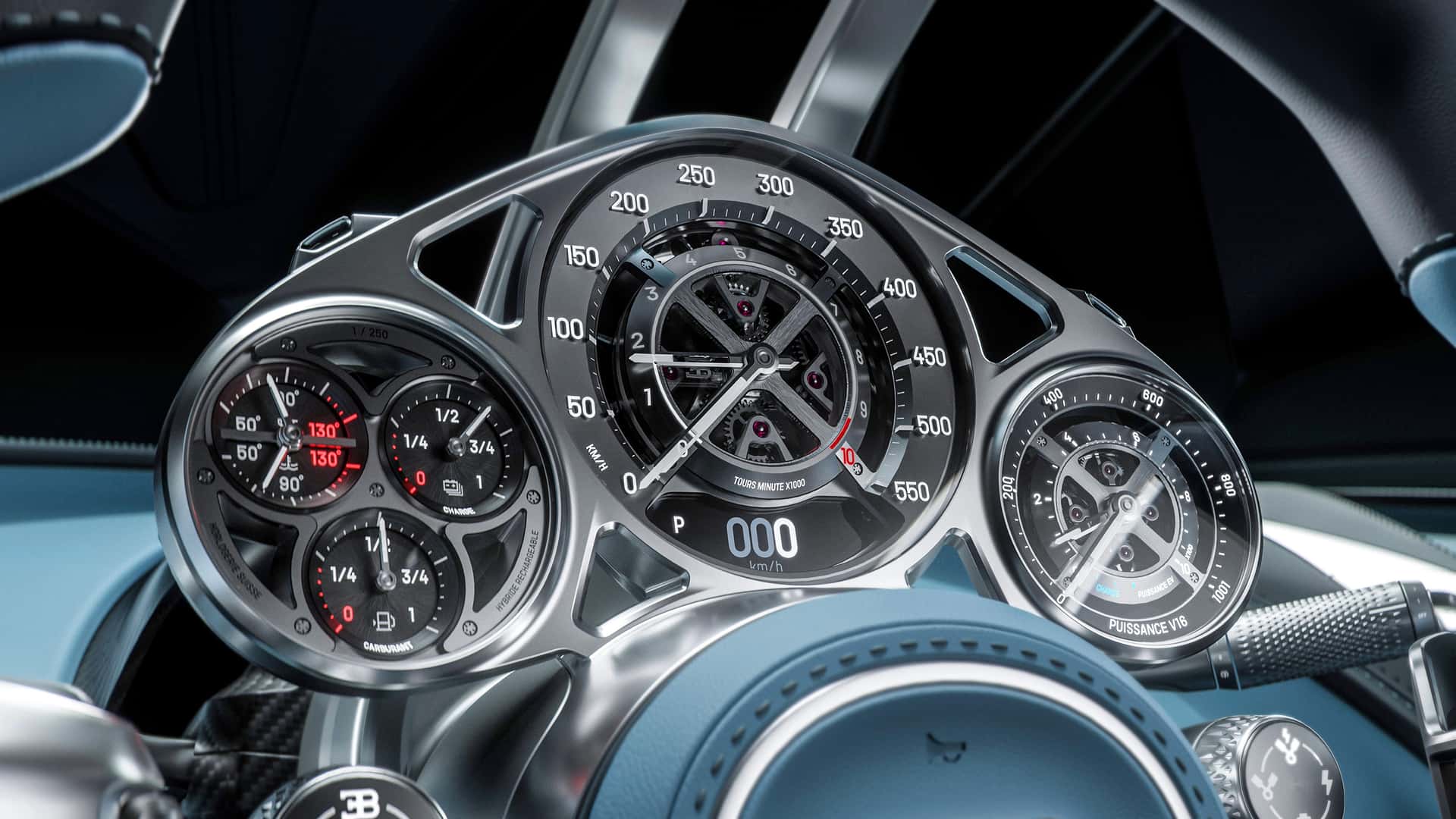 Інтер'єр люкс в Bugatti Tourbillon
