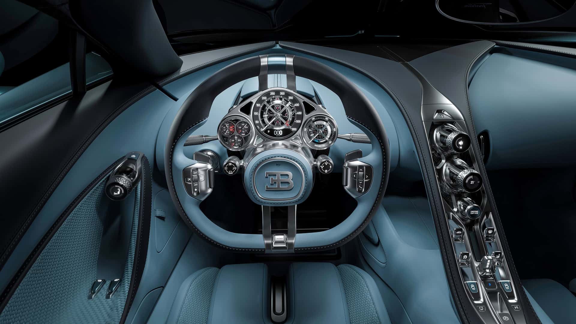 Ергономічні рішення в Bugatti Tourbillon