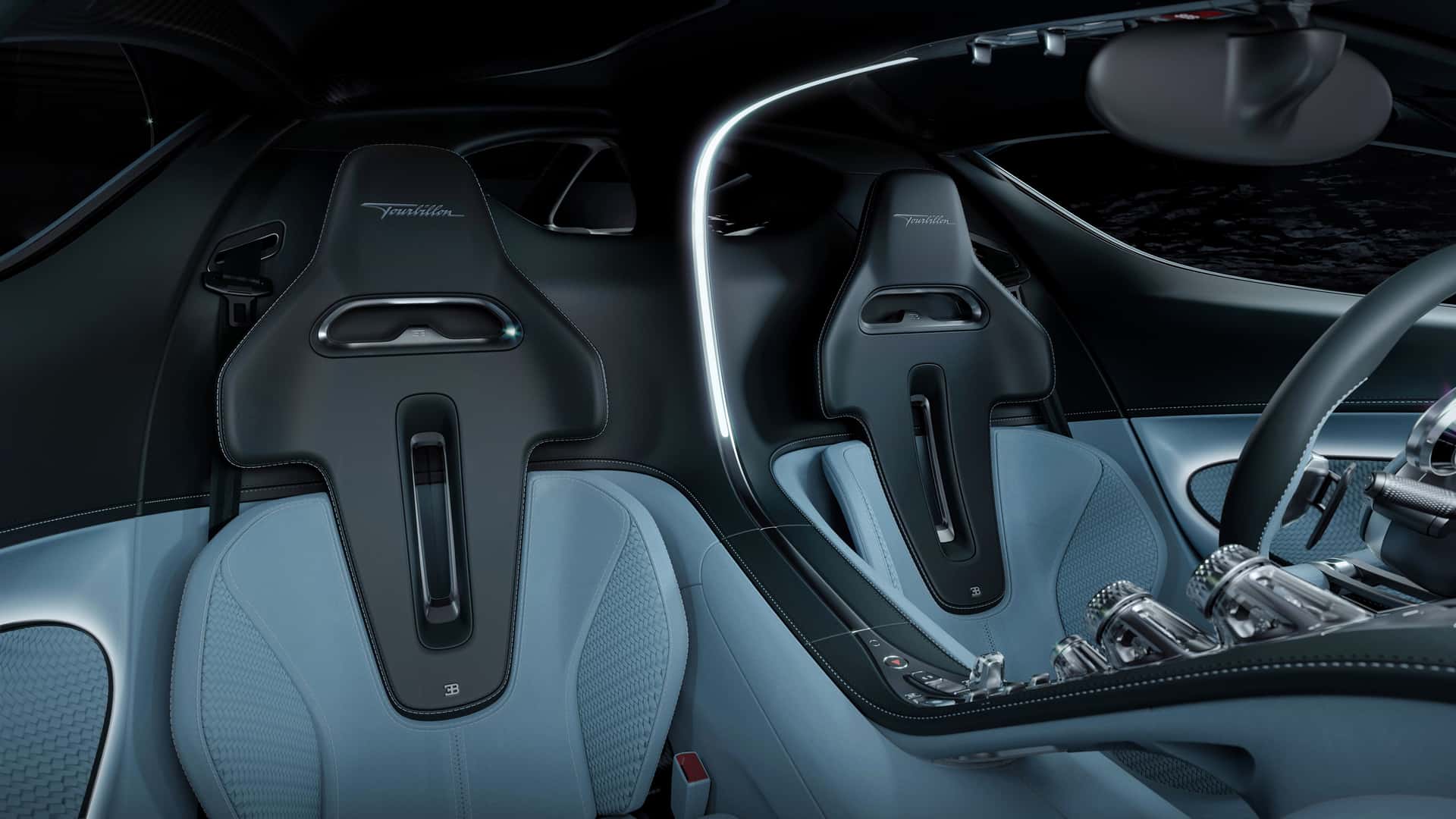 Люкс у кожній деталі Bugatti Tourbillon