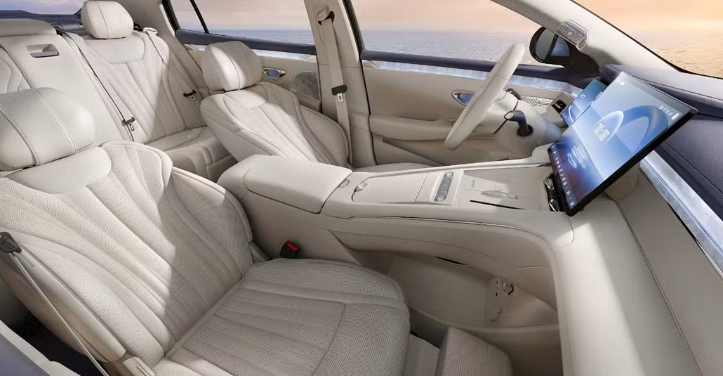 BYD Seal 08 відображення внутрішнього інтер'єру