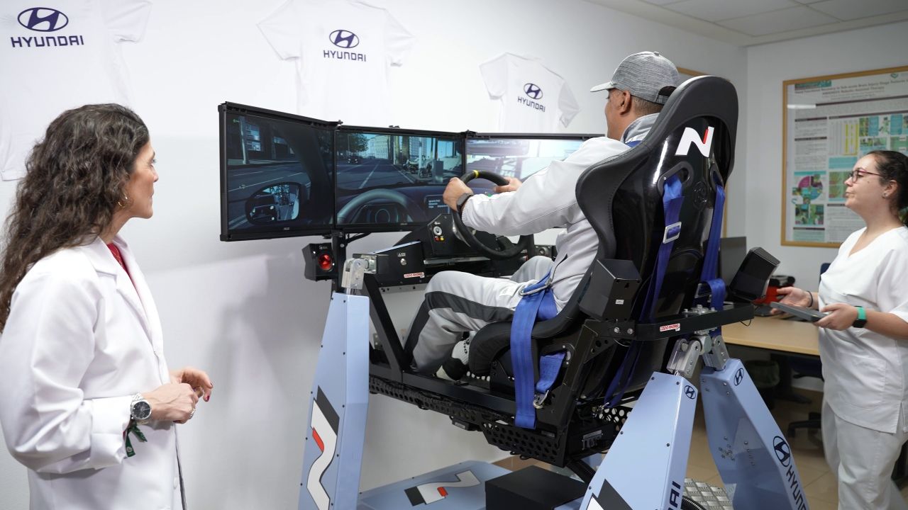 Hyundai driving rehabilitation simulator