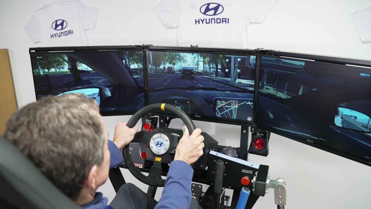 Using simulator for brain injury rehabilitation