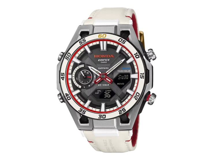 Full view of the Casio Edifice ECB-2300HR-1A watch