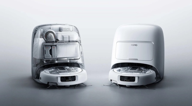 Робот-пилососи серії DJI ROMO з футуристичним дизайном