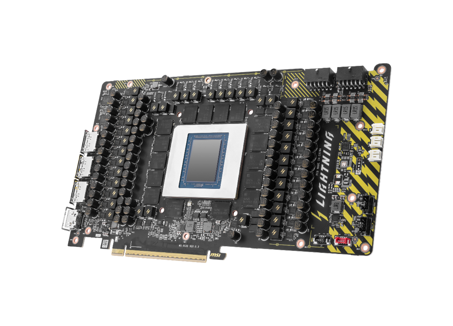 MSI GeForce RTX 5090 32G Lightning Z с 8-дюймовым дисплеем
