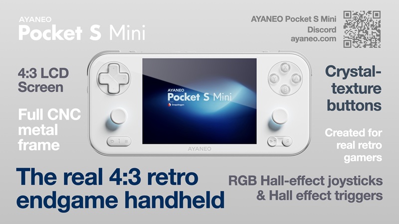 Sticks with Hall effect technology in Pocket S Mini