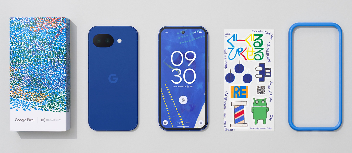 Комплектація Google Pixel 10a Isai Blue Edition