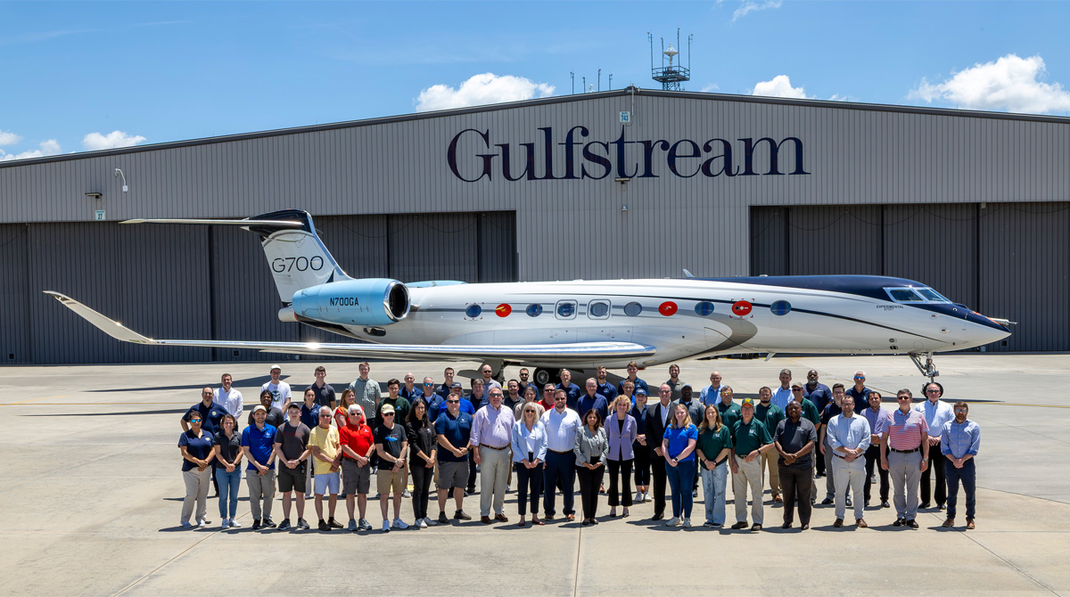 Gulfstream G700 літак на тестуванні