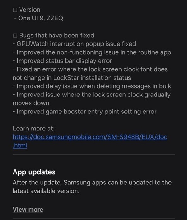 One UI 9 Beta 2 is available now for Galaxy S26, S26+, and S26 Ultra owners enrolled in the beta program.