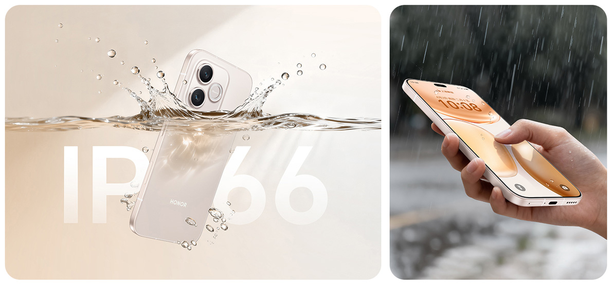 IP66 dust and water resistance. Illustration: Honor