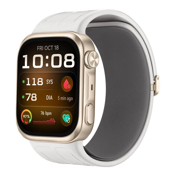 Huawei Watch D3 на левом запястье