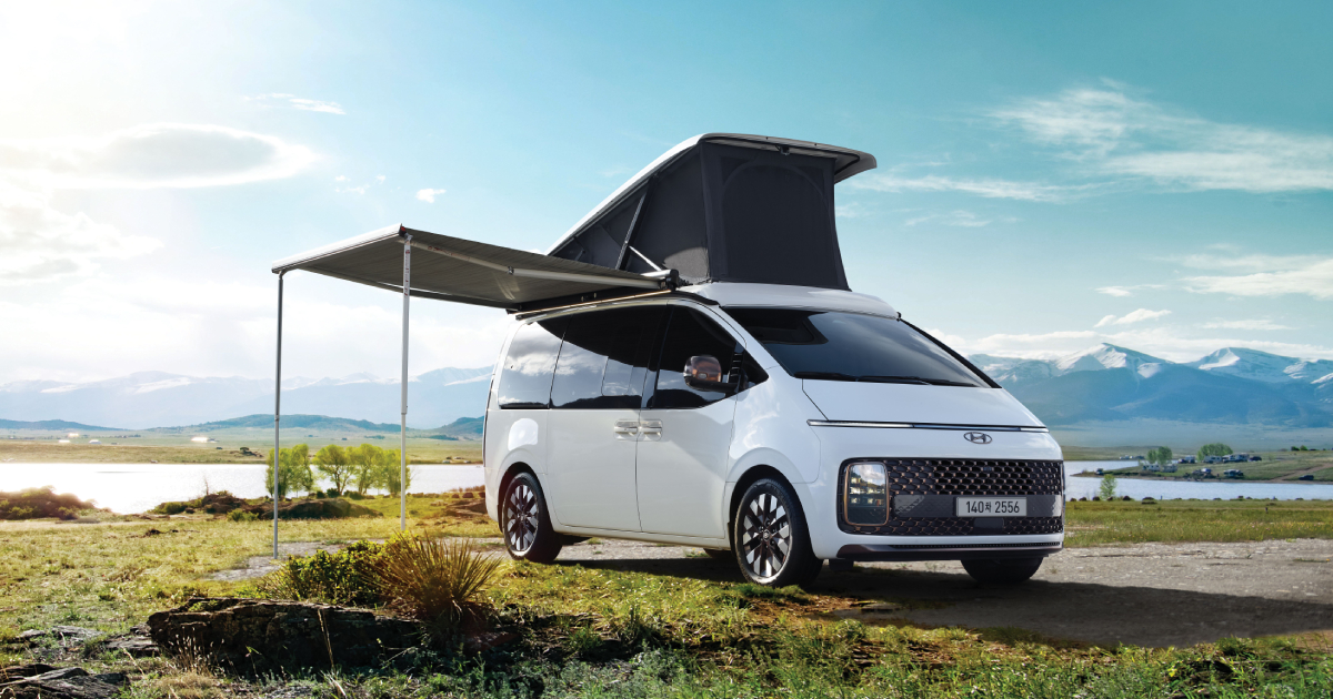 Hyundai Staria Camper концепт - вид спереди