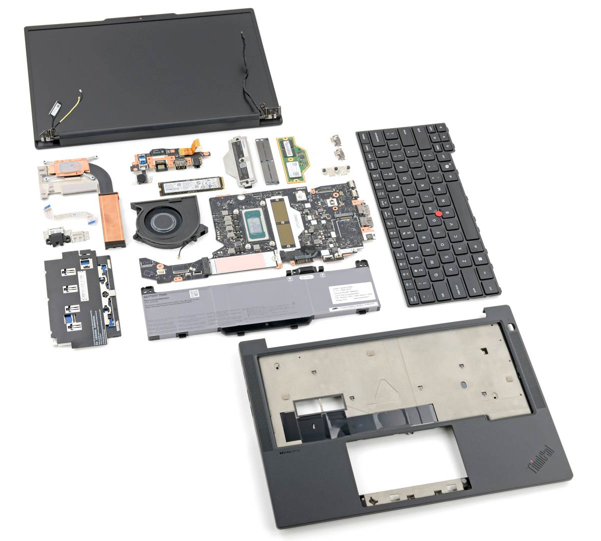 Внутрішнє компонування нового Lenovo ThinkPad T14 Gen 7
