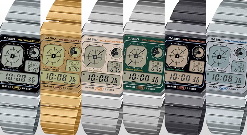 The A130WE series comes in silver, gold, and gunmetal finishes; color LCD variants with blue and orange displays are still pending release.