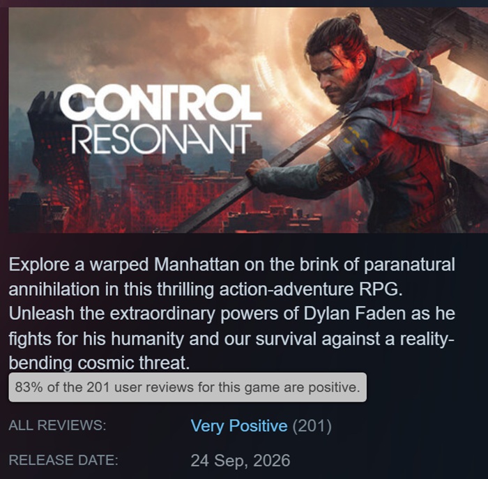 Control Resonant gameplay screenshot