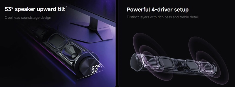 Xiaomi sound system with RGB lighting