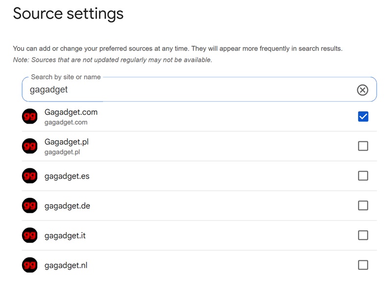 La fonction Sources préférées de Google est désormais disponible dans toutes les langues prises en charge, dont le français.