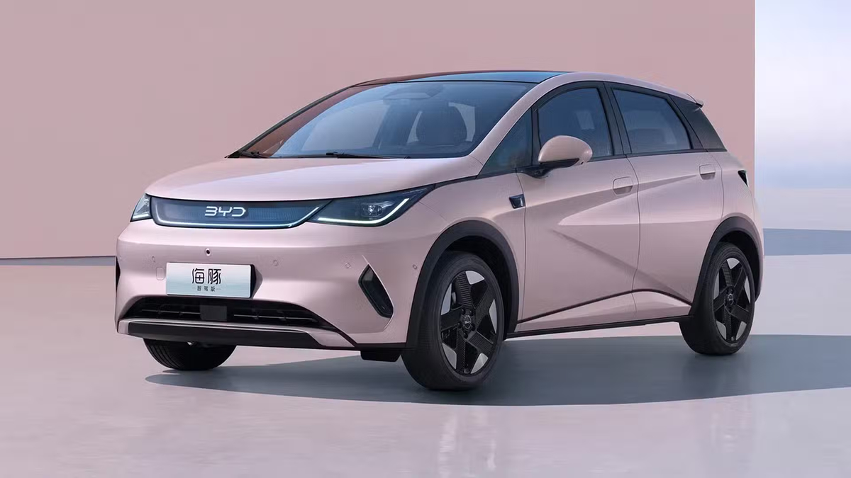 Задній вигляд BYD Dolphin